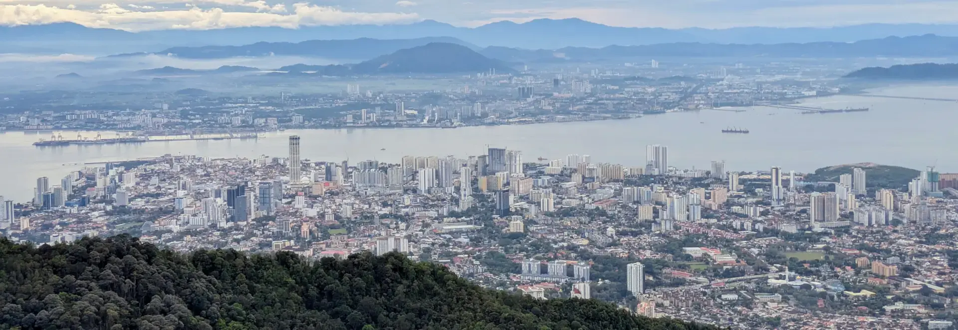 Aussicht vom Penang Hill Aussicht vom Penang Hill
